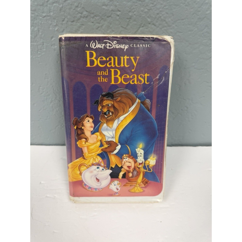 Beauty And The Beast VHS Tape 1992 Walt Disney's‎ Black Diamond Classic-1325